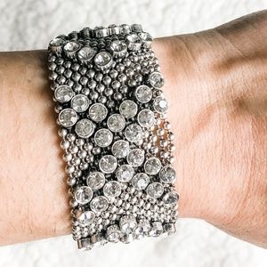 Mesh Sparkle Chevron Lia Sophia Bracelet
